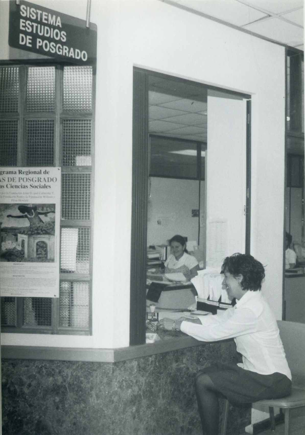 Fuente: Oficina del Sistema de Estudios de Posgrado, sin fecha.  Fototeca Universidad de Costa Rica, en custodia en el Archivo Universitario.
